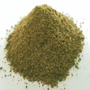 Jar of Alpine Pepper blend featuring native Australian mountain pepper with aromatic herbs for seasoning meats and vegetables