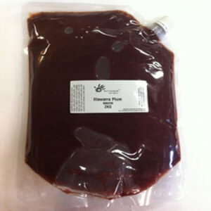 2kg container of Illawarra Plum Sauce featuring rich, dark native fruit blend