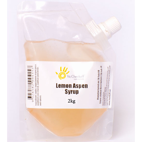 2kg bottle of Lemon Aspen Syrup made from native Australian rainforest fruit