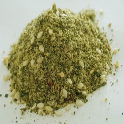 Rainforest Rub spice blend in packaging, featuring a mix of native Australian herbs for seasoning meats and vegetables