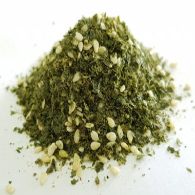 Jar of Aussie Furikake blend, combining native Australian ingredients with traditional Japanese seasoning for rice, seafood, and snacks