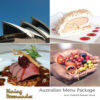 Australian Menu Package eBook cover featuring dishes made with native Australian ingredients