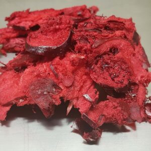 Jar of Davidson's Plum Powder, a fine deep-purple powder made from native Australian plums, used in smoothies, baking, and sauces