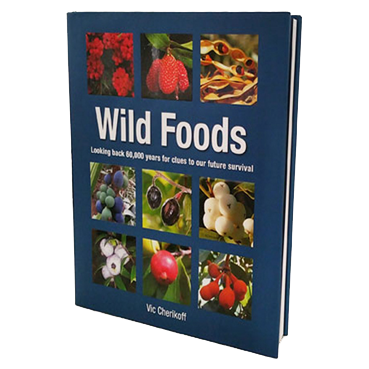 Cover of the Wild Foods book, featuring insights and recipes using native Australian bushfoods and ingredients