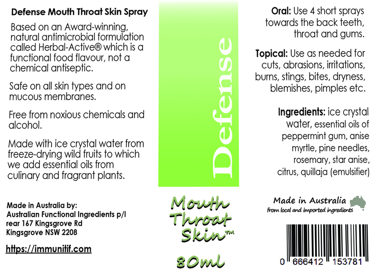 Defense MTS 80ml Skewed product icon of Defense MTS 80ml bottle