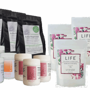 Holy Grail to Health 3-month supply supplement bottle in product packaging.