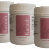 Three-pack of ChancaPlus Herbal Tea Capsules with green labels